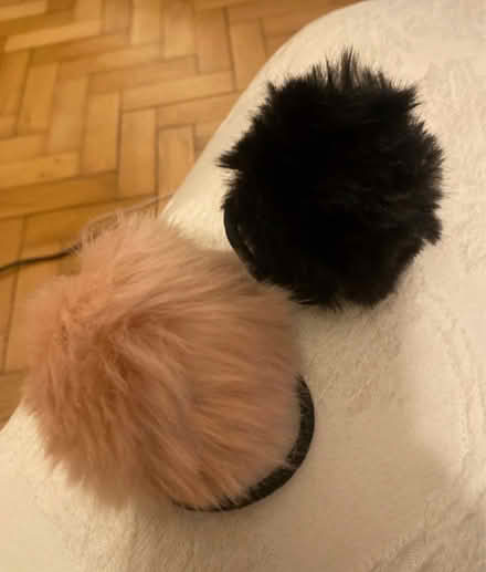 Photo of free 2 fluffy PomPom Hairbands (Herne Hill, SE24) #1