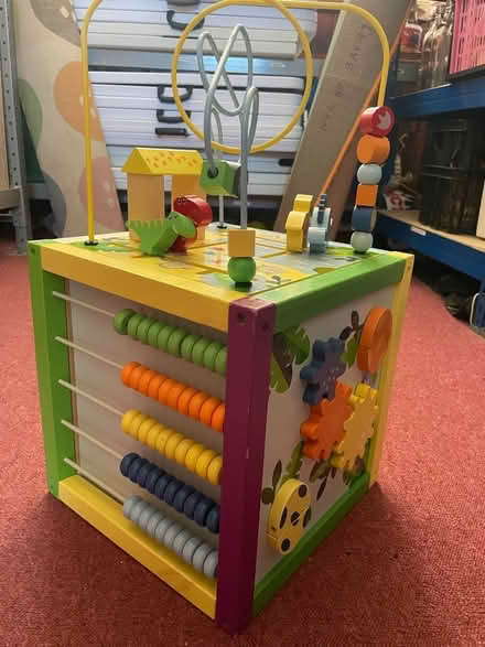 Photo of free Wooden activity bead cube (North Bradley BA14) #1