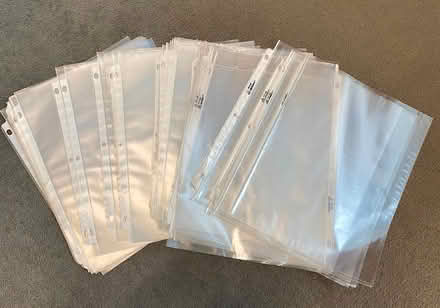 Photo of free Plastic sheet protectors (Downtown) #1