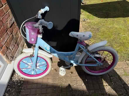 Photo of free Small frozen bicycle (Stretton, East Staffordshire) #1