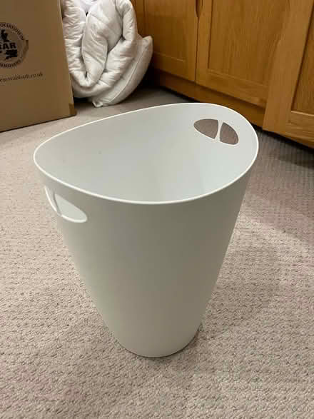 Photo of free White plastic waste basket (Upper Weston) #1