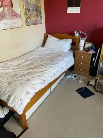 Photo of free Single Bed with wooden draw storage (Chesham HP5) #2