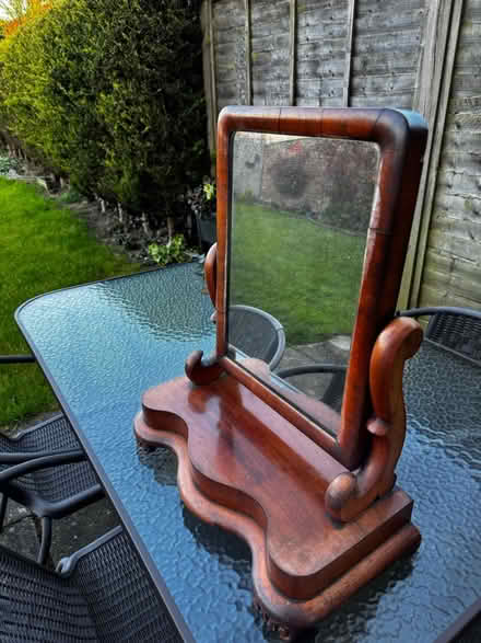 Photo of free Wooden Dressing Table Mirror (TN2 3HT) #1