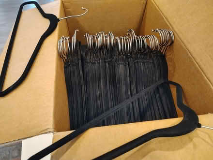 Photo of free velvet/flocked clothes hangers (Yorba Linda) #2
