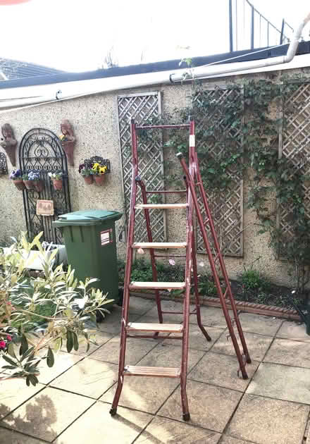 Photo of free Sturdy extending metal step ladder (Braintree CM7) #1