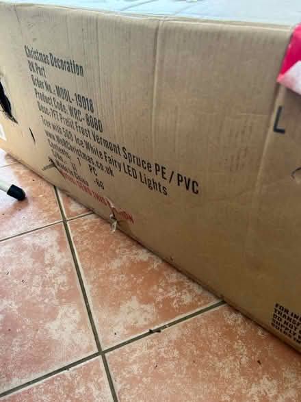 Photo of free Silver/white Christmas tree (Crewkerne) #1