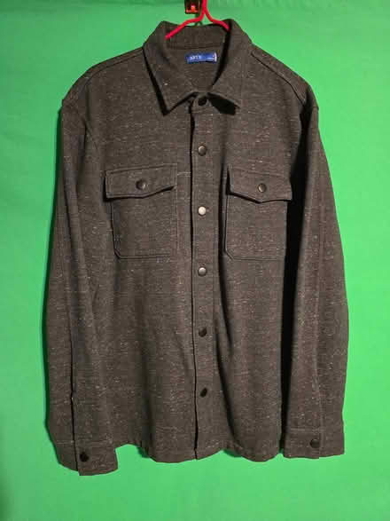 Photo of free Thick Gray Snap Up Collared Shirt (West 7th) #1