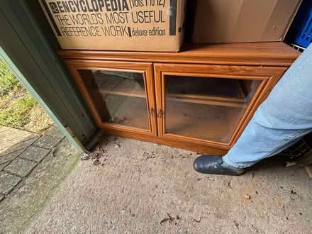Photo of free Wooden tv cabinet (Lower Earley RG6) #1
