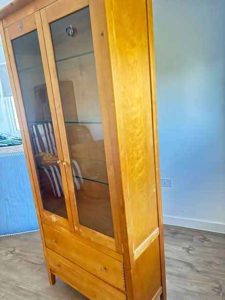 Photo of free Display cabinet and table (Wellsway BS31) #2