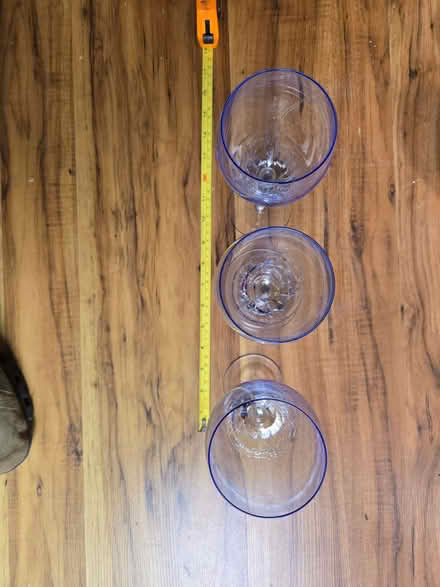Photo of free Blue tinted Tall stem Wine glasses (Northcote Road SW11) #2