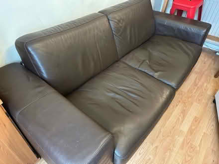 Photo of free Genuine leather sofa bed (NW4) #2