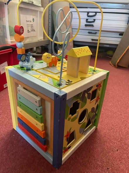 Photo of free Wooden activity bead cube (North Bradley BA14) #2