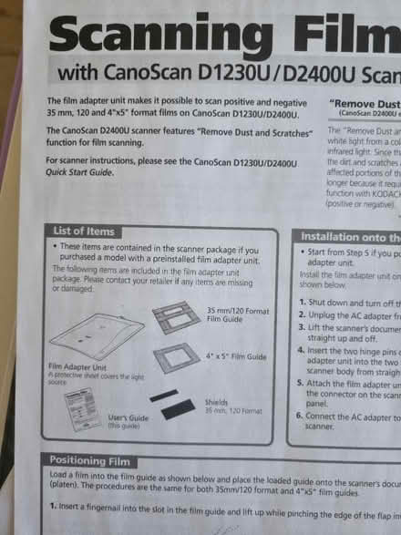 Photo of free Cannon flat bed scanner D2400U (Near Lowther Gardens FY8) #4