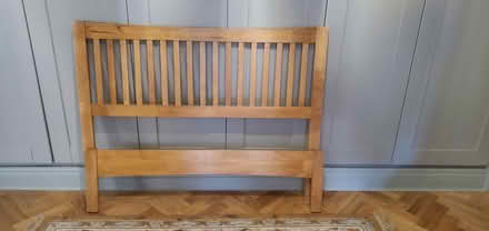 Photo of free Small Double, Oak Bedframe (Low Fell NE9) #1