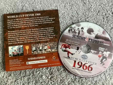 Photo of free World Cup fever 1966 DVD (Childwall L16) #2