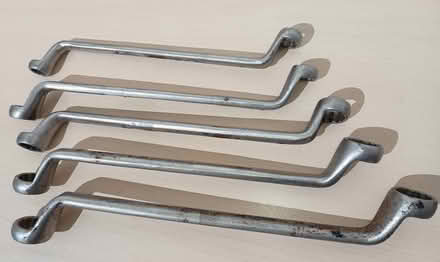 Photo of free Set of 5 x metric offset ring spanners 10mm-19mm (Knaresborough HG5) #1
