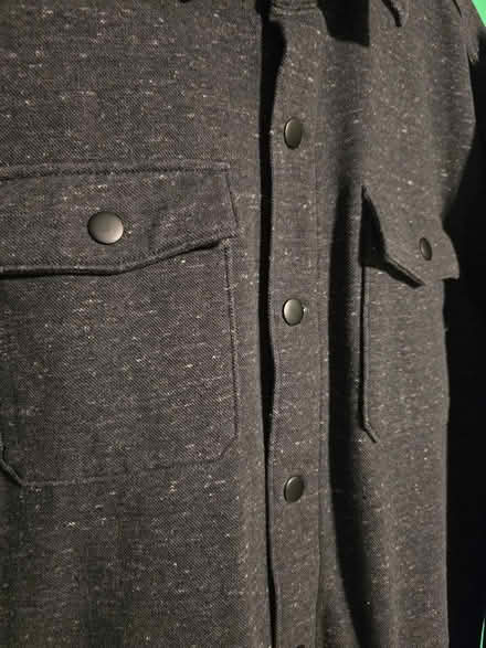 Photo of free Thick Gray Snap Up Collared Shirt (West 7th) #3