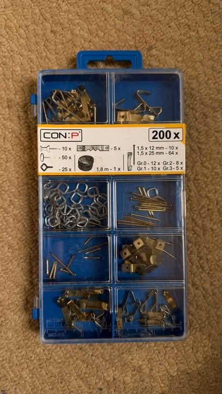 Photo of free Set of various wall hooks and nails (Eagle street, Leam, CV31) #1