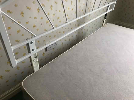 Photo of free Double bed with mattress (Great Sutton CH66) #4