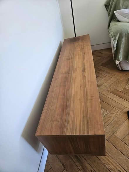 Photo of free Ikea wooden chestnut side cabinet (N8 9RR Nelson road) #3