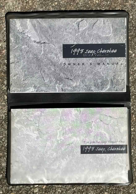 Photo of free 1998 Jeep Cherokee owners manual (Evergreen, E. San Jose) #1