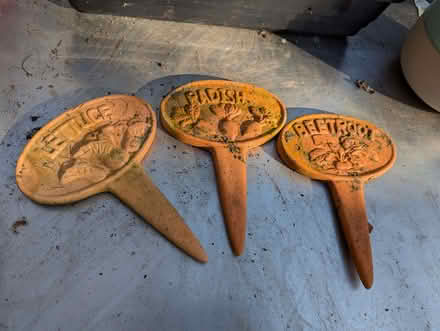 Photo of free Terracotta veg markers (Portslade by Sea BN41) #1