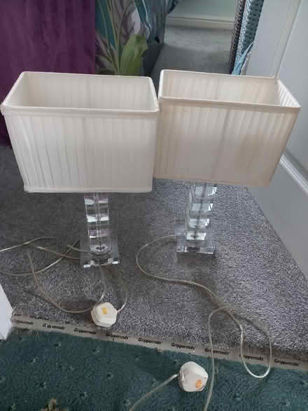 Photo of free Pair of bedside lamps (Market Deeping PE6) #1
