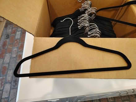Photo of free velvet/flocked clothes hangers (Yorba Linda) #1