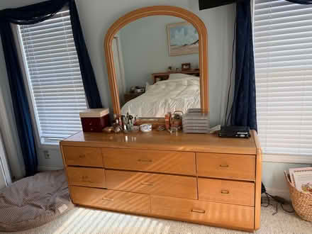 Photo of free 8-drawer dresser with mirror (Fairfield) #1