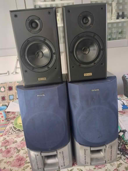 Photo of free Two pairs of speakers (M19 Burnage/Levenshulme) #1