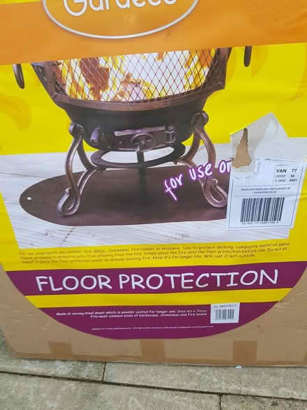 Photo of free Mat for fire pit & barbecue (Northallerton DL7 8TU) #2