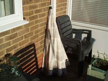 Photo of free Garden Parasol / Umbrella with Base & Pole (Yateley GU46) #2