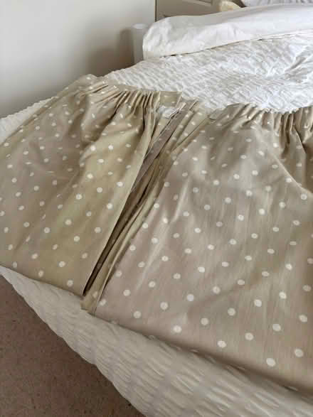 Photo of free Pale sage green curtains. (Bexleyheath DA6) #1