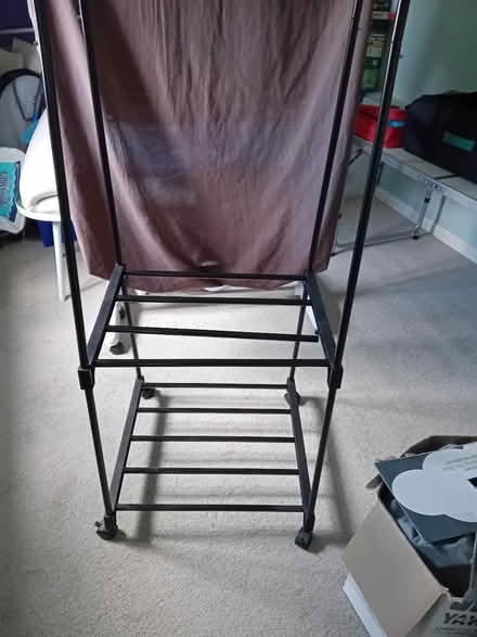 Photo of free Clothes rail with 2 shelves (WA13. Lymm area) #1