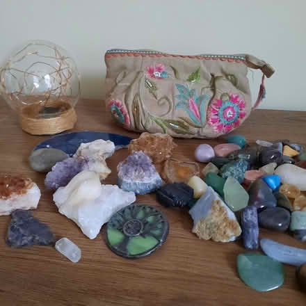Photo of free Crystals and stones plus pretty light (Witton le Wear DL15) #1
