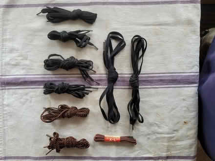 Photo of free Shoe laces, Old (Eden Park) #1