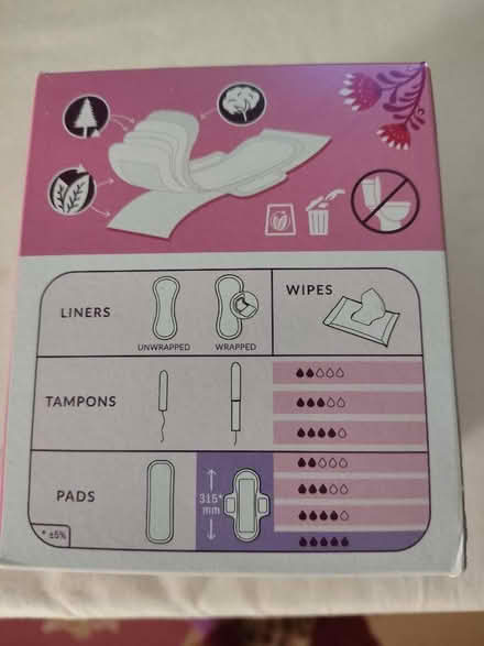 Photo of free Natracare long sanitary towels - new (West Wick BS24) #2