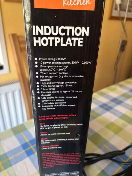 Photo of free Induction hotplate (Comberton DY10) #4