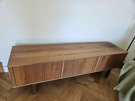 Photo of free Ikea wooden chestnut side cabinet (N8 9RR Nelson road) #1