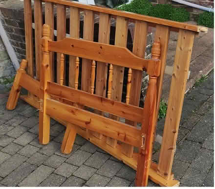 Photo of free Pine Single Bed With Mattress (Fair Oak SO50) #2