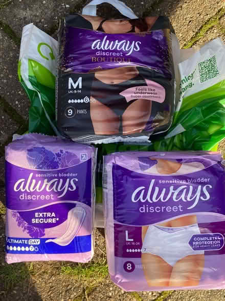 Photo of free Bladder leakage pads & pants (Cogges OX28) #3