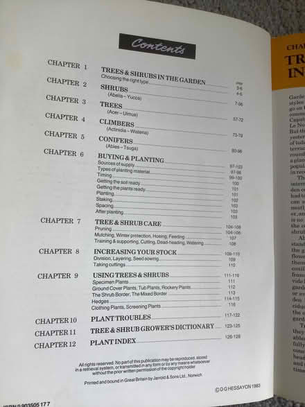 Photo of free Tree and Shrub book (Childwall L16) #2