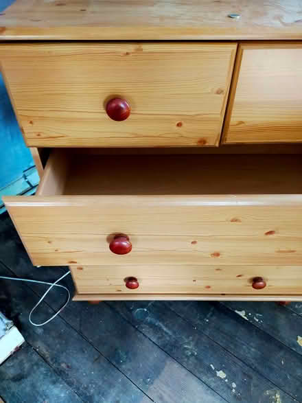 Photo of free Pine effect chest of drawers (Little Wenlock TF6) #2