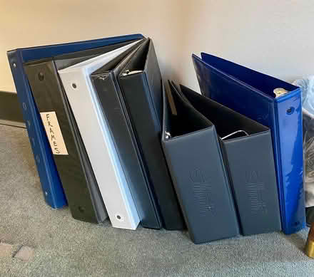 Photo of free Binders- various sizes (Downtown) #1