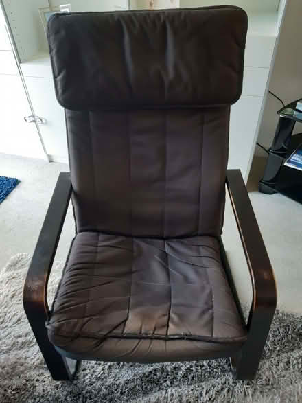 Photo of free ikea poang chairs black (Henley-on-Thames RG9) #1