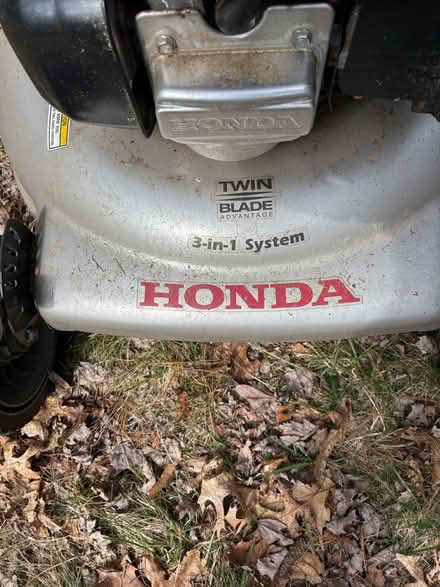 Photo of free Honda power assisted lawn mower (Simsbury) #2