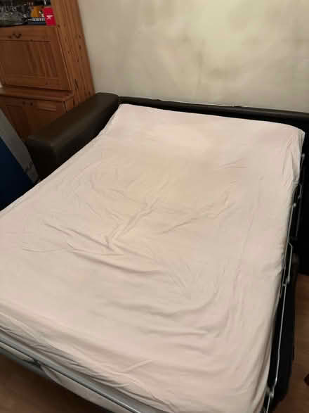 Photo of free Genuine leather sofa bed (NW4) #4
