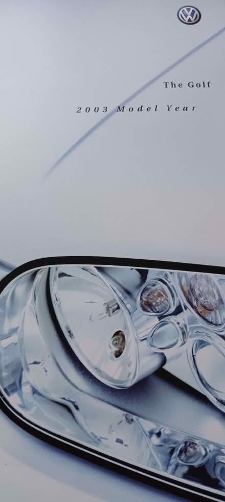 Photo of free vw golf sales brochure (Great Baddow CM2) #2