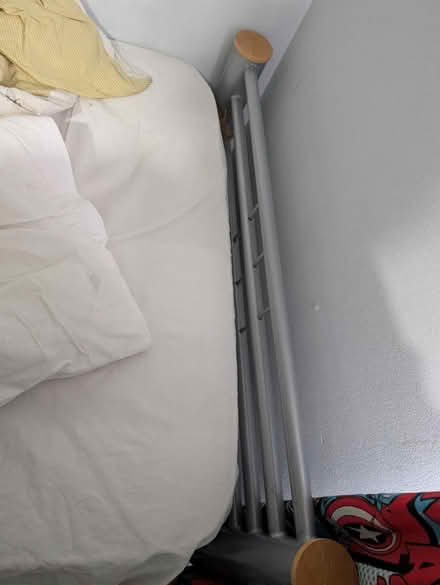 Photo of free Single silver and pine bed (Ruislip HA4) #2