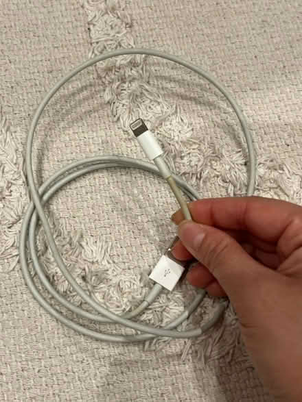 Photo of free Old iPhone charger USB cable (Dalston junction E8) #2
